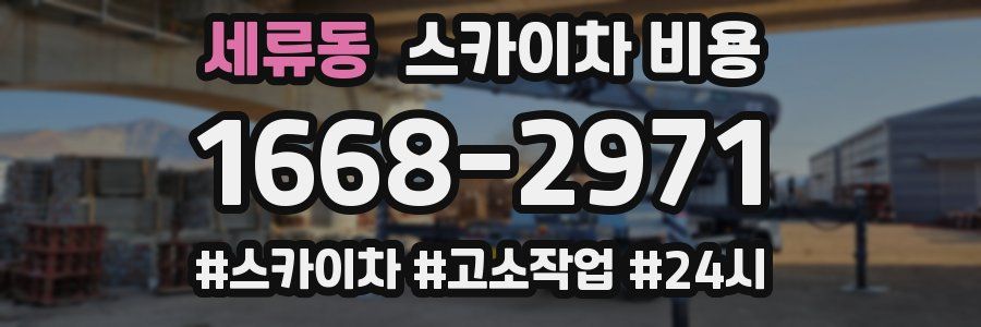 세류동 스카이차 비용