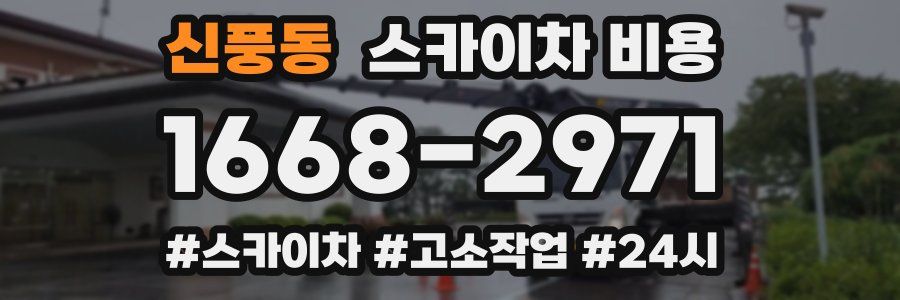신풍동 스카이차 비용