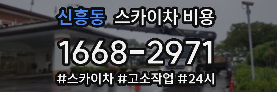 신흥동 스카이차 비용