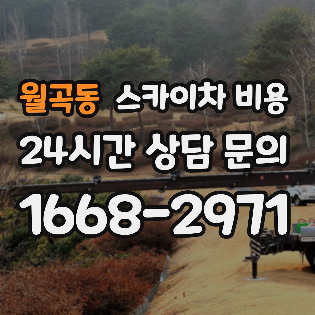 월곡동 스카이차 비용