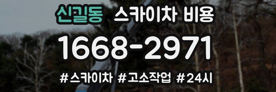신길동 스카이차 비용