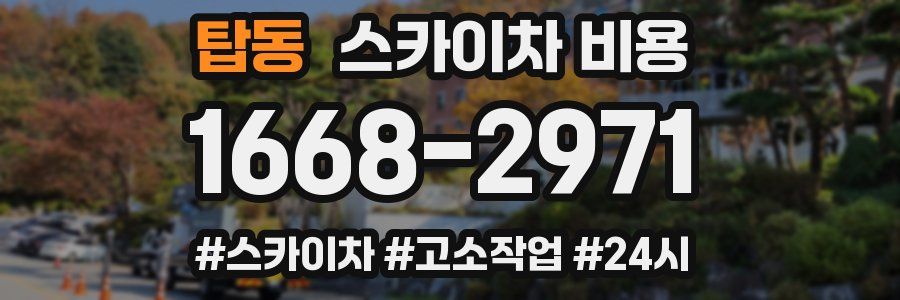 탑동 스카이차 비용