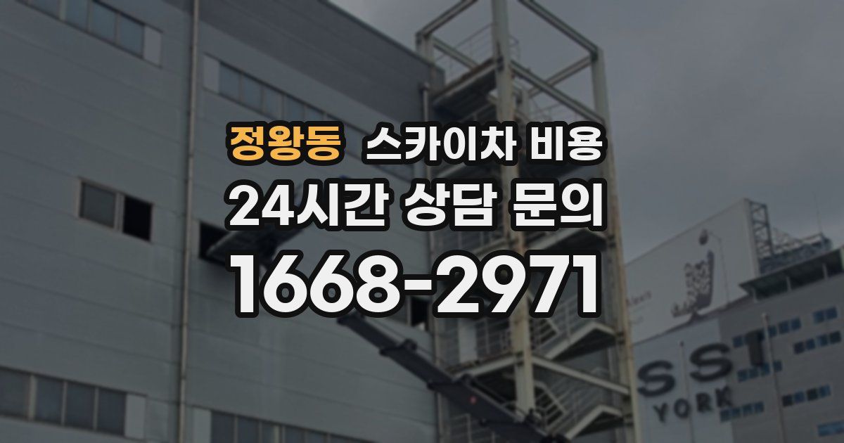 정왕동 스카이차 비용