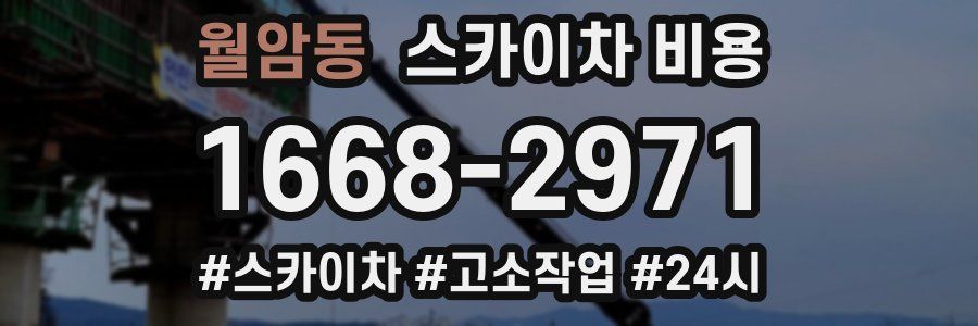 월암동 스카이차 비용