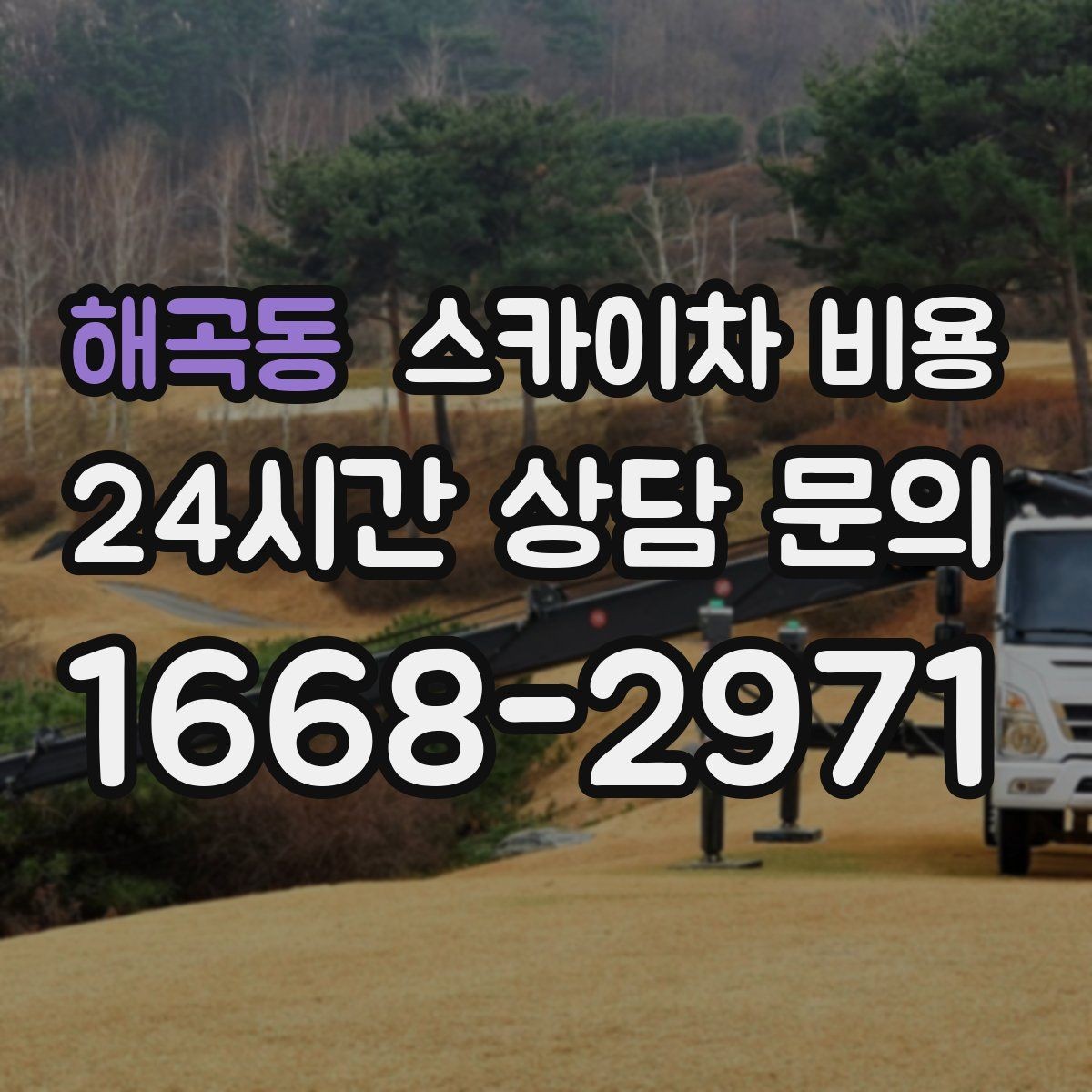 해곡동 스카이차 비용 예약 호출과 당일 호출 중 무엇이 유리할까