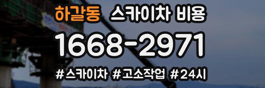 하갈동 스카이차 비용