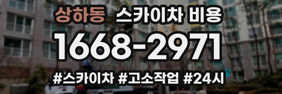 상하동 스카이차 비용