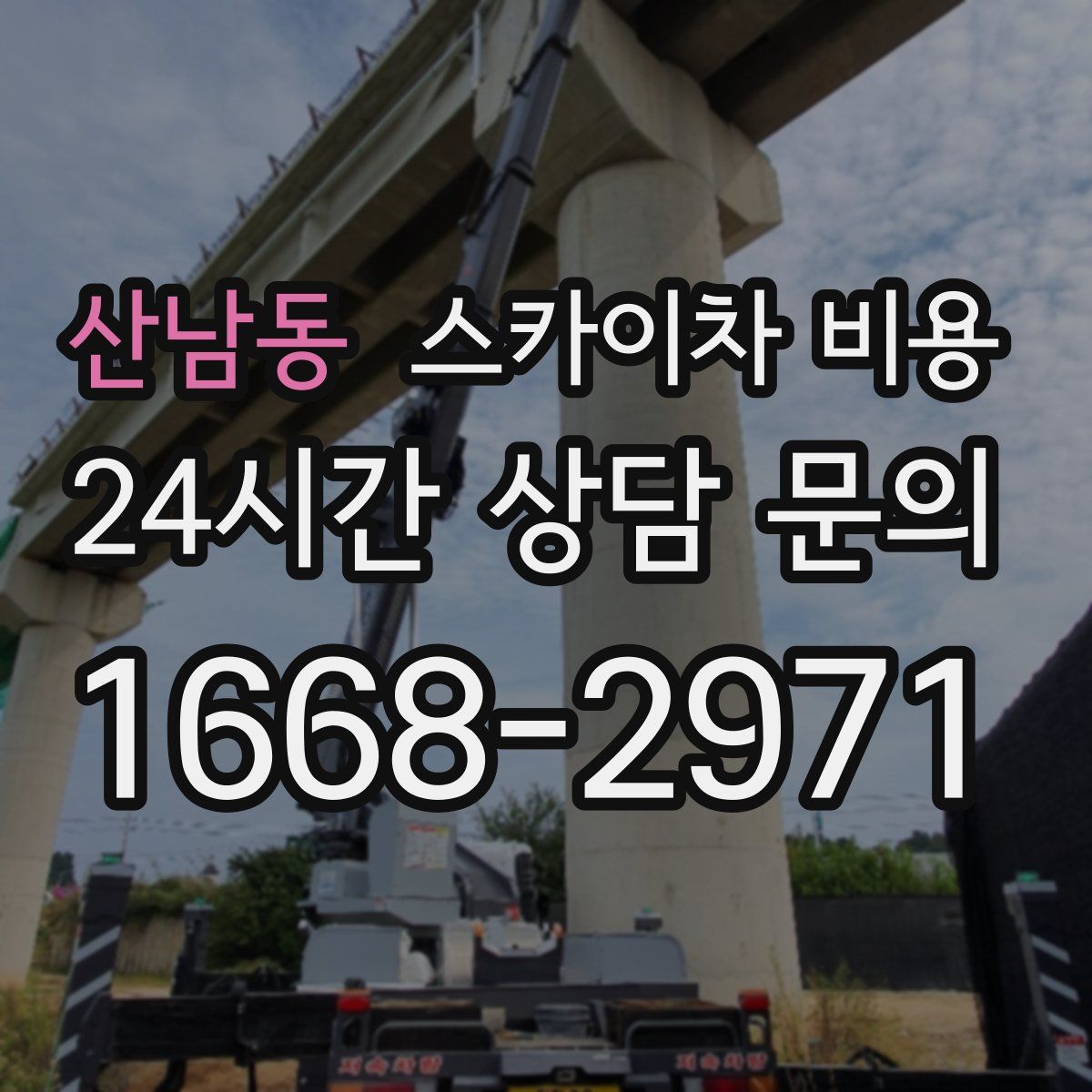 산남동 스카이차 비용