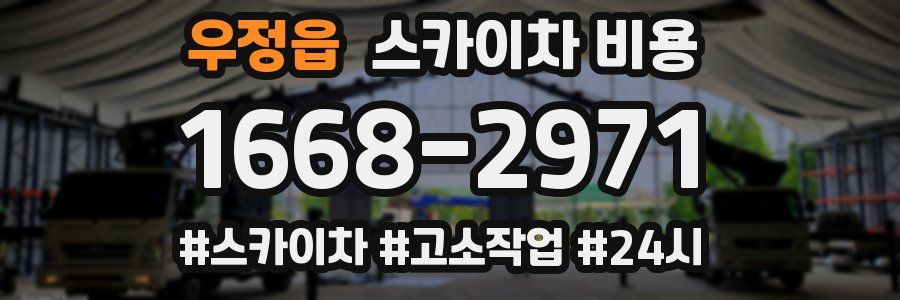 우정읍 스카이차 비용