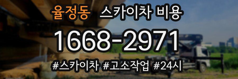 율정동 스카이차 비용