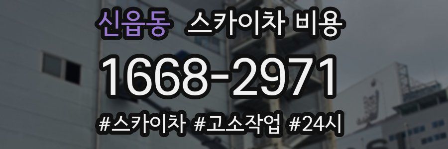 신읍동 스카이차 비용