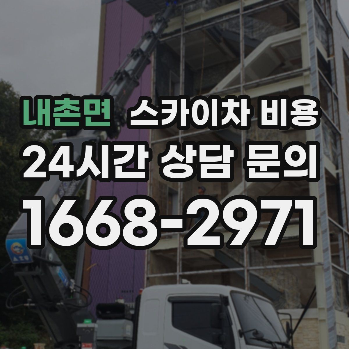 내촌면 스카이차 비용 수목 전정 작업에서 확인할 항목