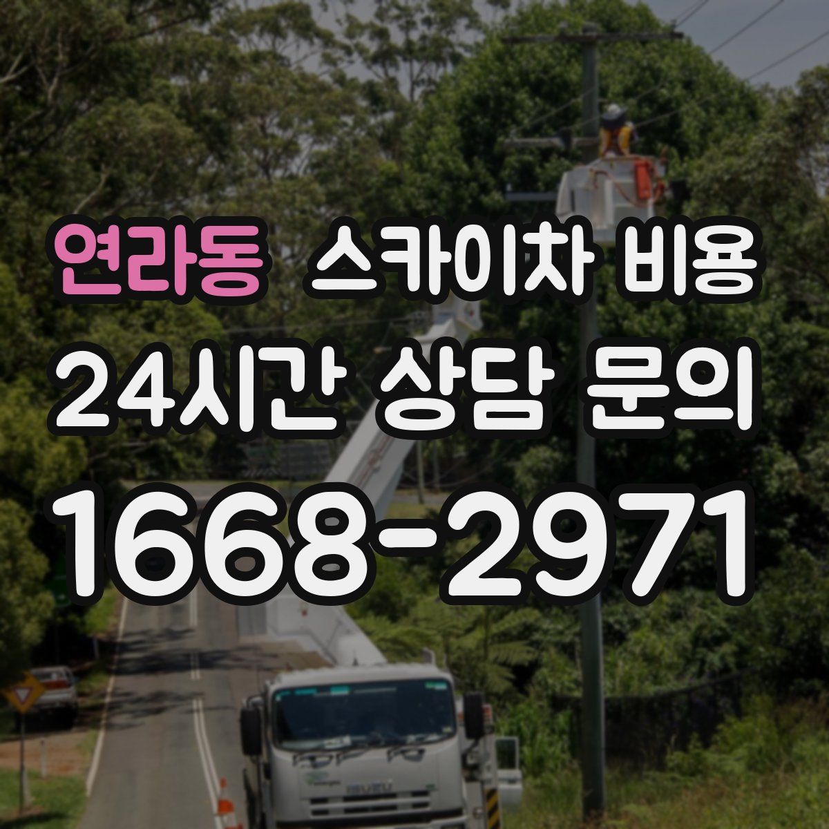 연라동 스카이차 비용