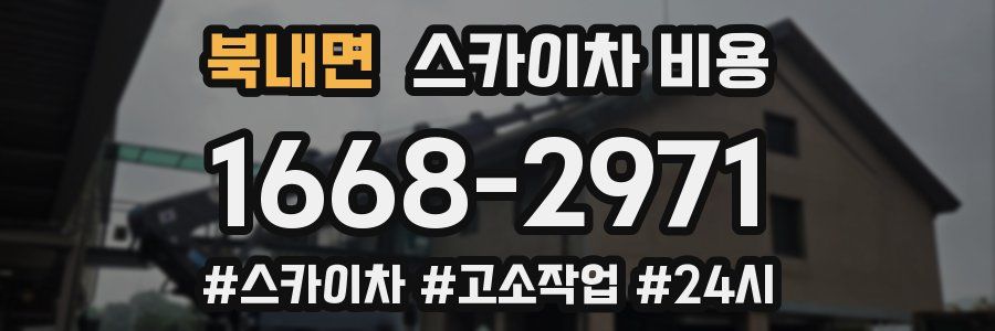 북내면 스카이차 비용