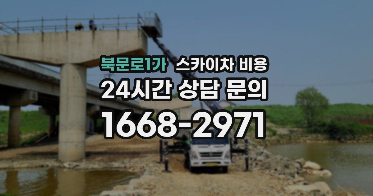 북문로1가 스카이차 비용