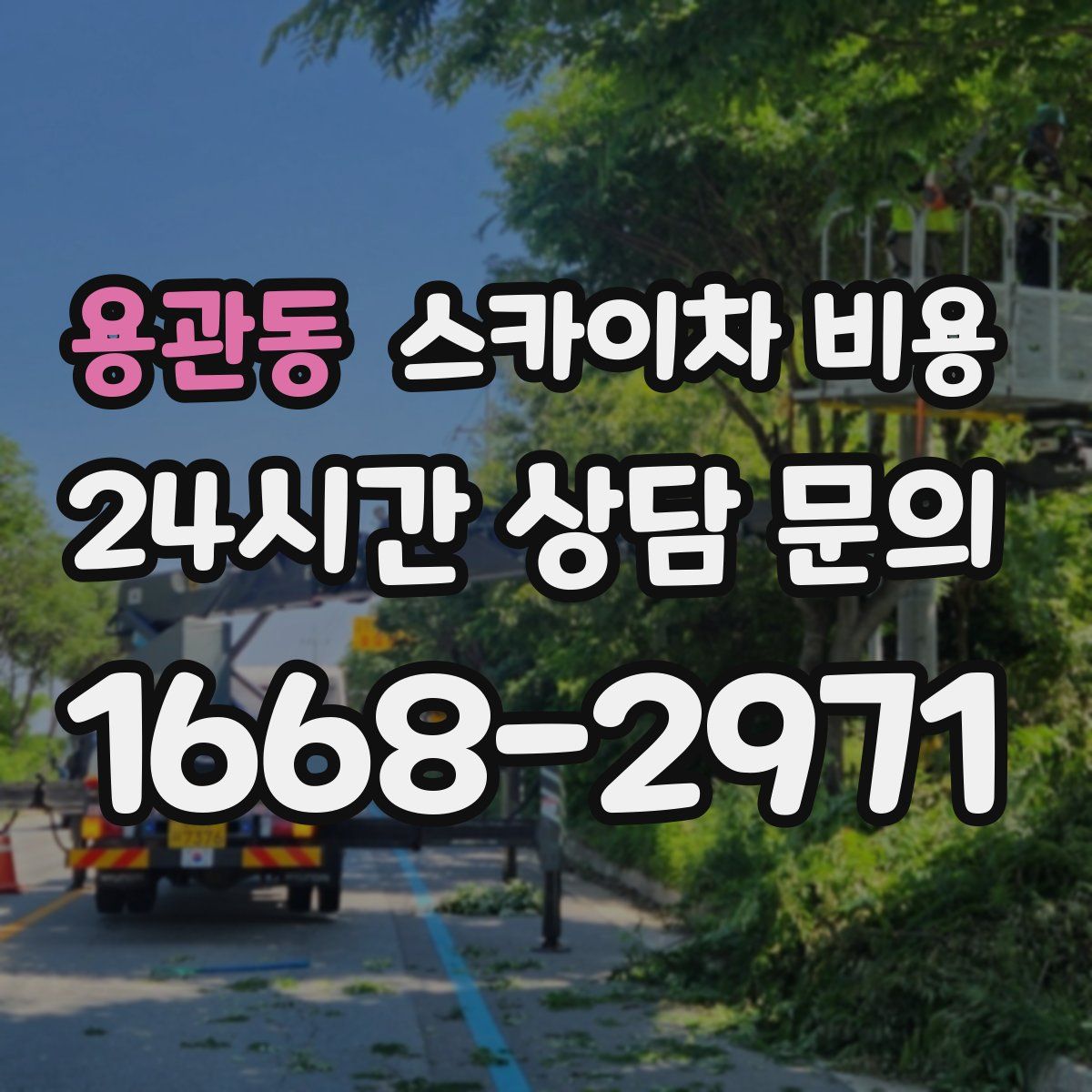 용관동 스카이차 비용