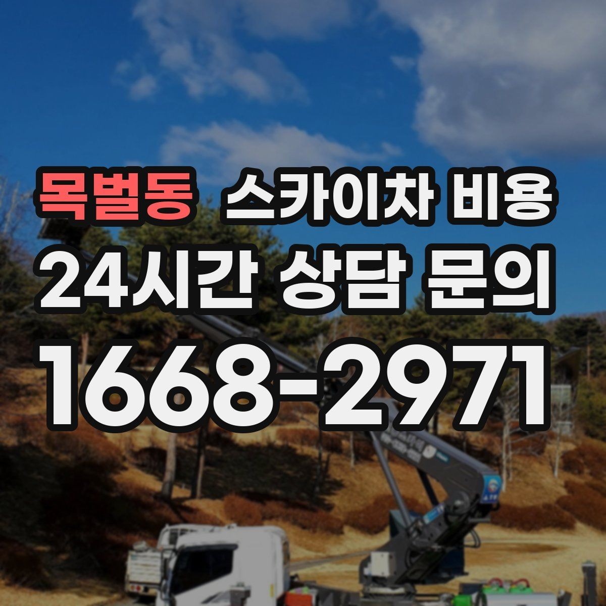 목벌동 스카이차 비용 크리스마스 조명 설치는 무엇이 변수가 될까