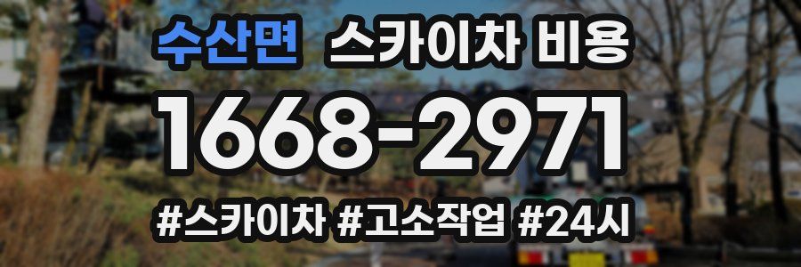 수산면 스카이차 비용