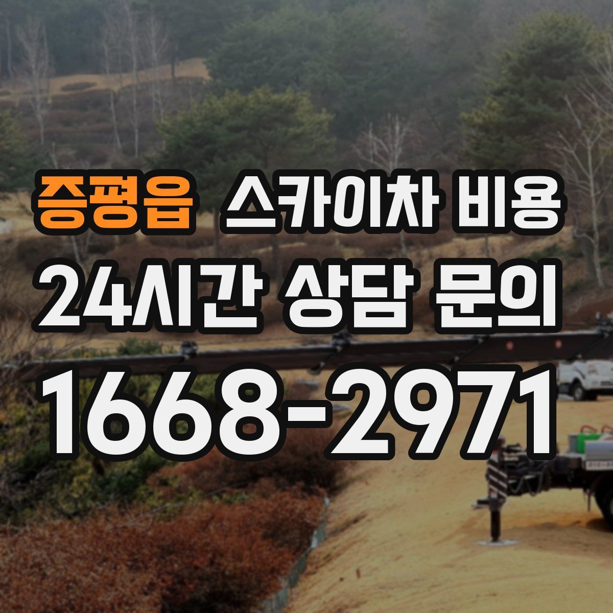 증평읍 스카이차 비용