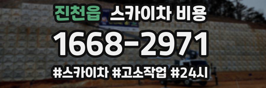 진천읍 스카이차 비용