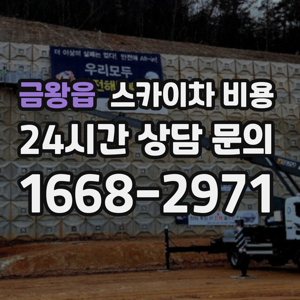 금왕읍 스카이차 비용