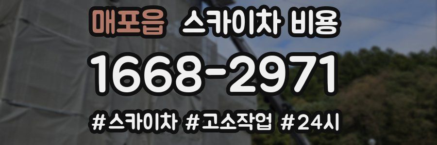 매포읍 스카이차 비용