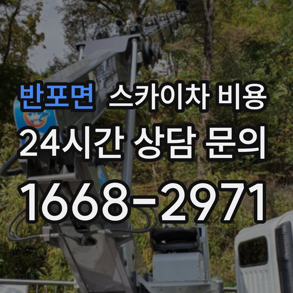 반포면 스카이차 비용