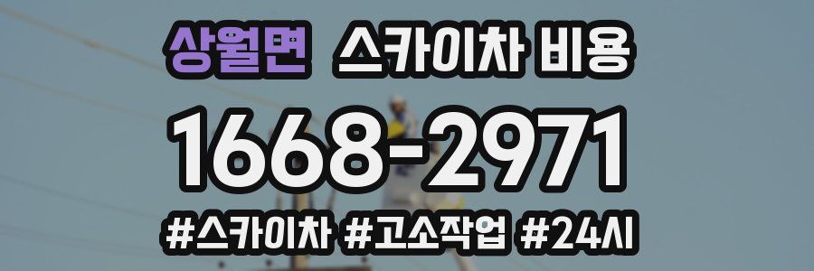 상월면 스카이차 비용