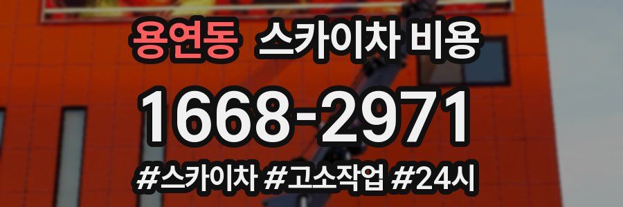 용연동 스카이차 비용