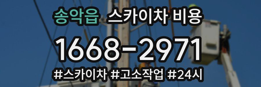 송악읍 스카이차 비용