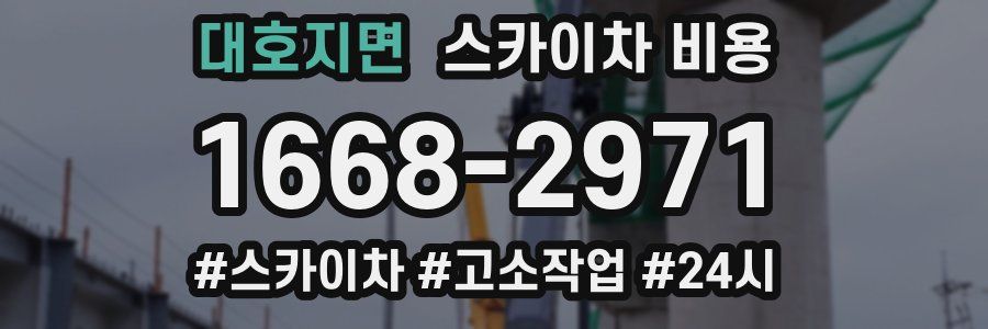 대호지면 스카이차 비용