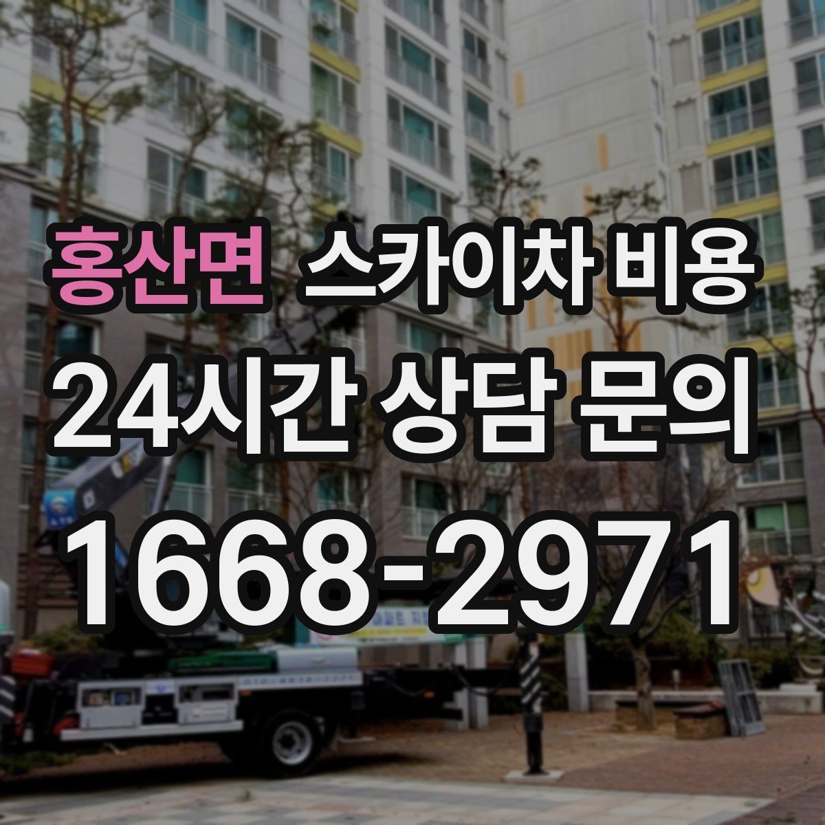 홍산면 스카이차 비용