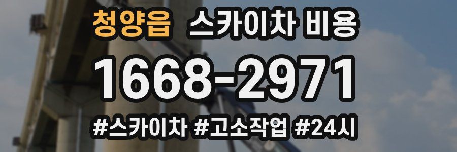 청양읍 스카이차 비용