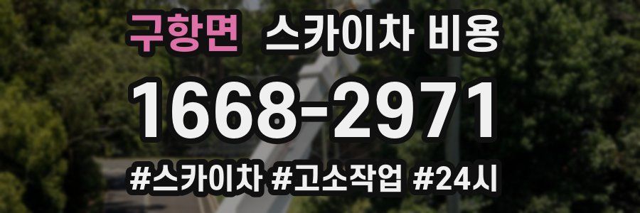 구항면 스카이차 비용