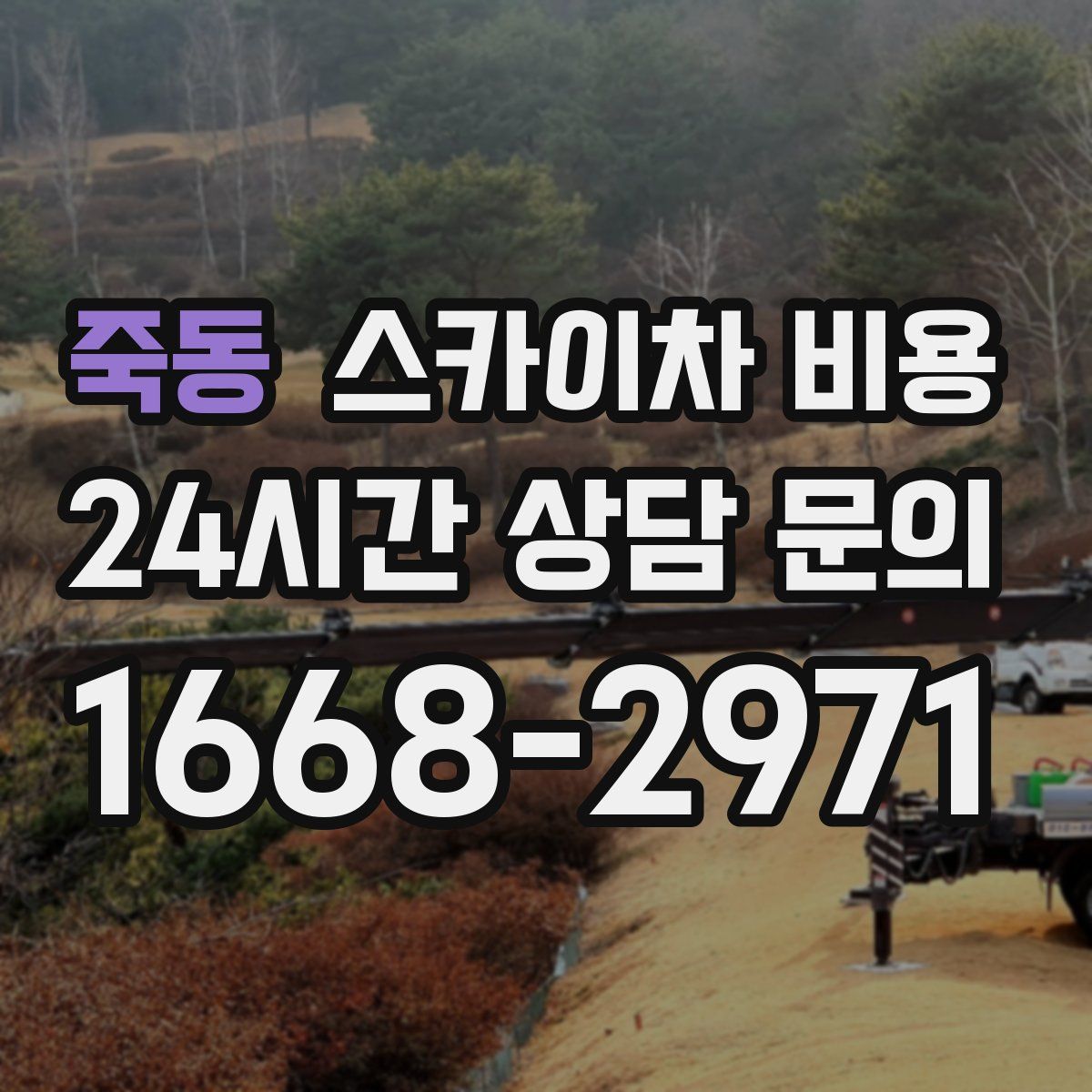 죽동 스카이차 비용