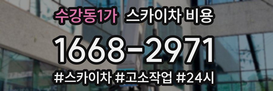 수강동1가 스카이차 비용