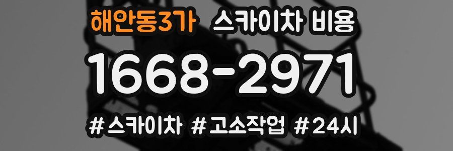 해안동3가 스카이차 비용