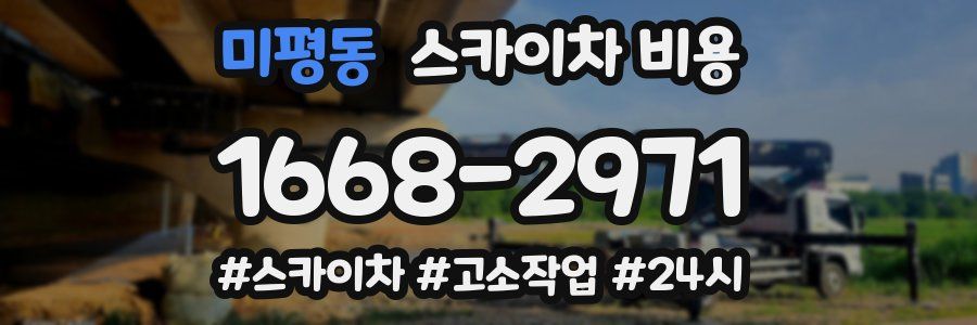 미평동 스카이차 비용