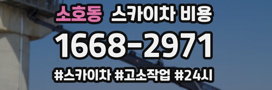 소호동 스카이차 비용