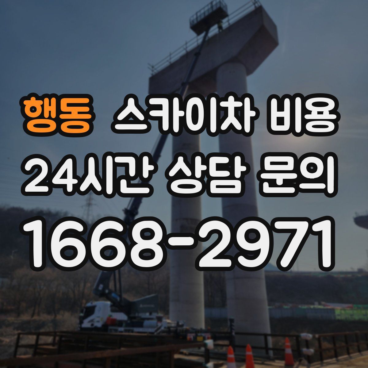 행동 스카이차 비용