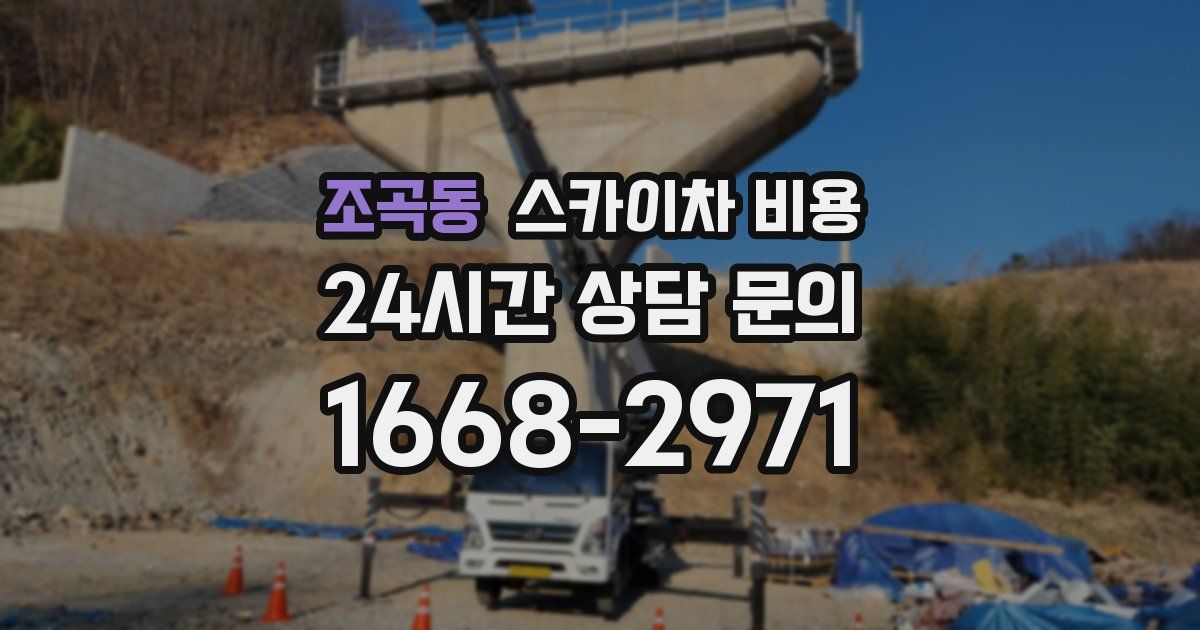 조곡동 스카이차 비용