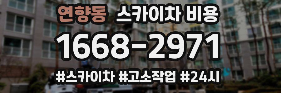 연향동 스카이차 비용