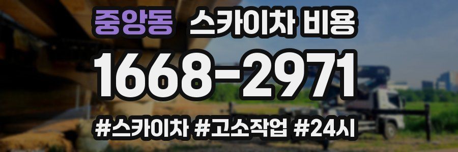 중앙동 스카이차 비용