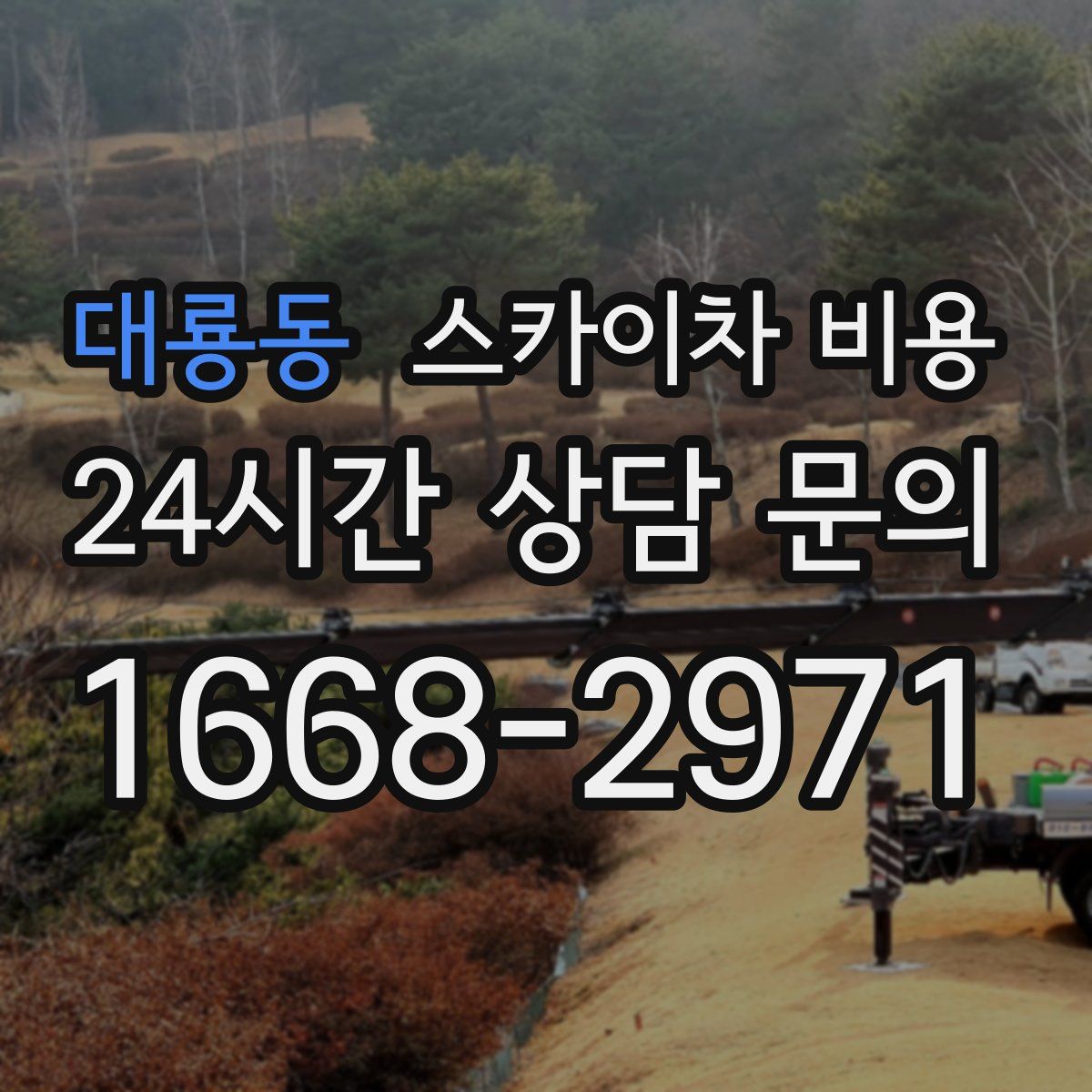 대룡동 스카이차 비용