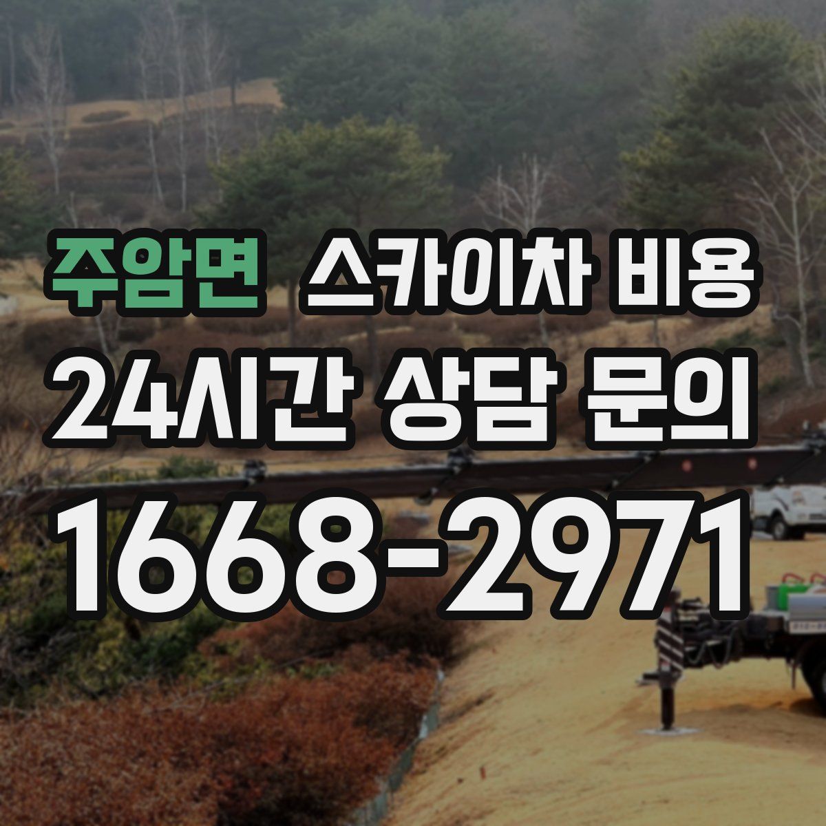 주암면 스카이차 비용