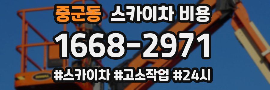 중군동 스카이차 비용