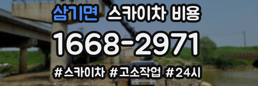 삼기면 스카이차 비용