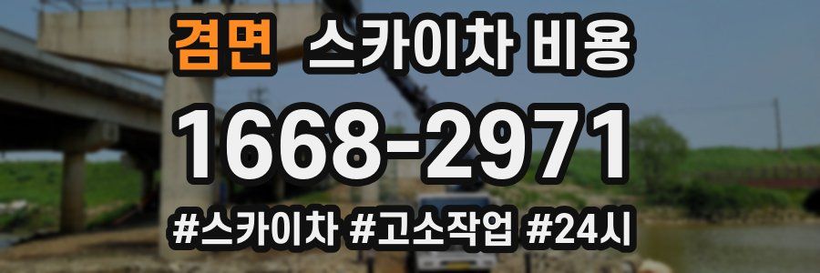 겸면 스카이차 비용