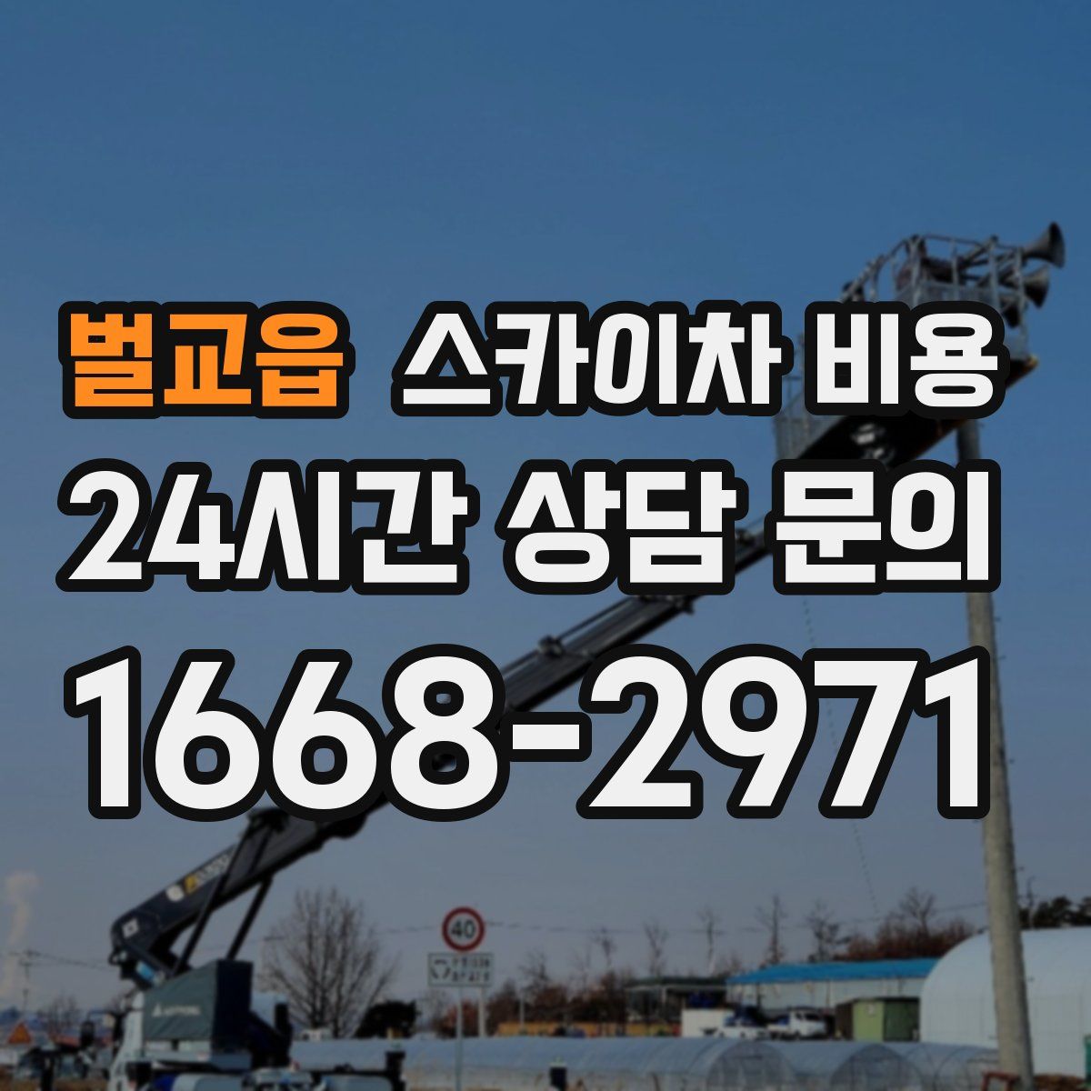 벌교읍 스카이차 비용