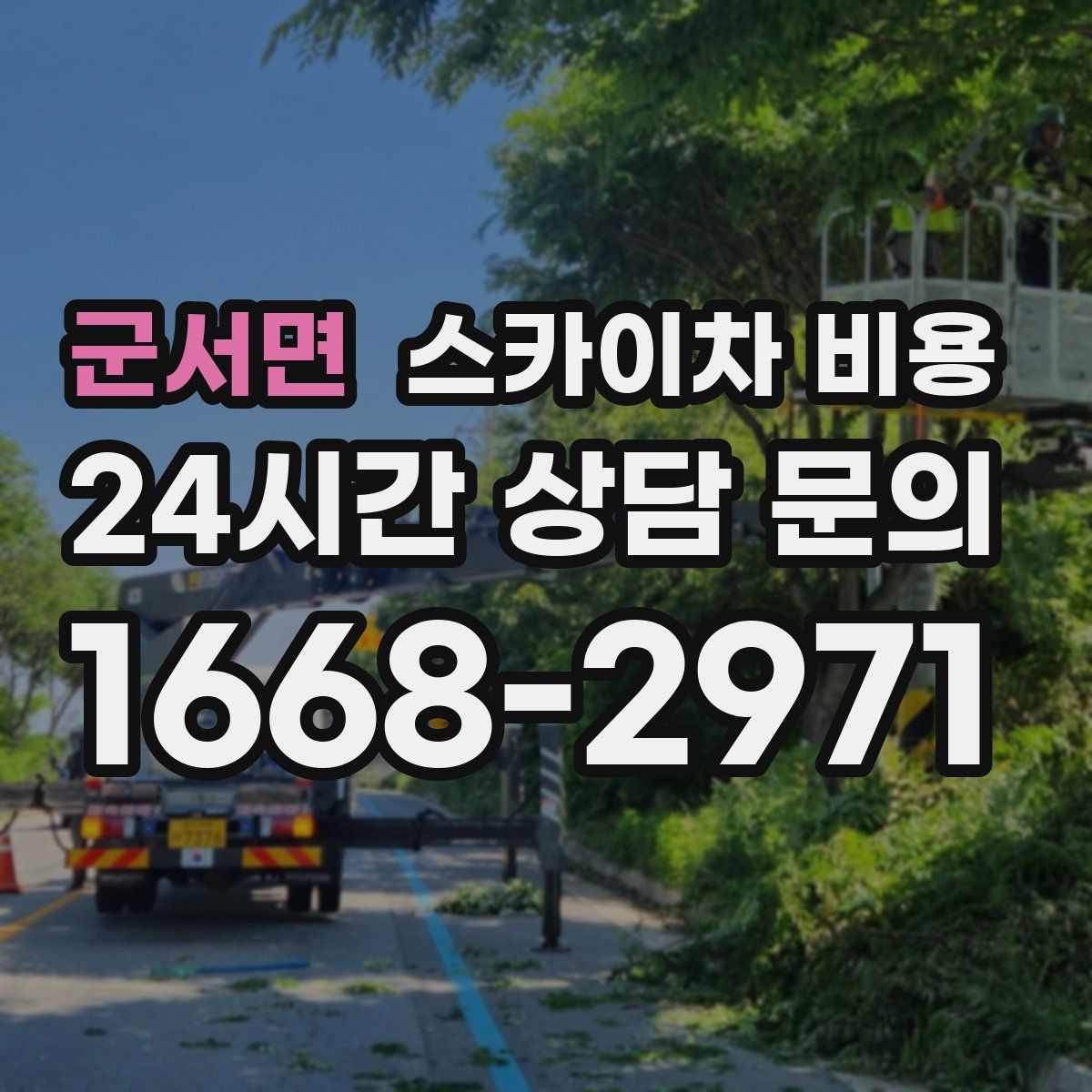 군서면 스카이차 비용